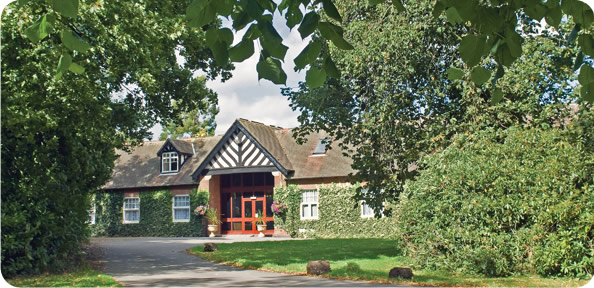 Scalford Court Care Home, near Melton Mowbray, set in delightful woodland.